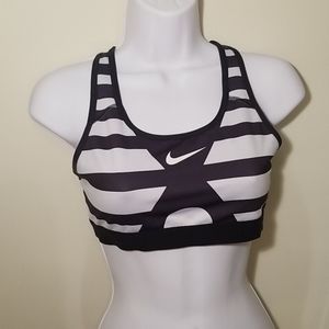 Nike Black/White Sports Bra